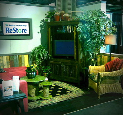 Items all from the ReStore warehouse at the recent Home and Garden show