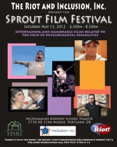 Images from films featured in the Sprout Film Festival with information about the event