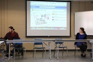 Filmmaker Theo Rigby at the "Immigrant Nation" Hackathon