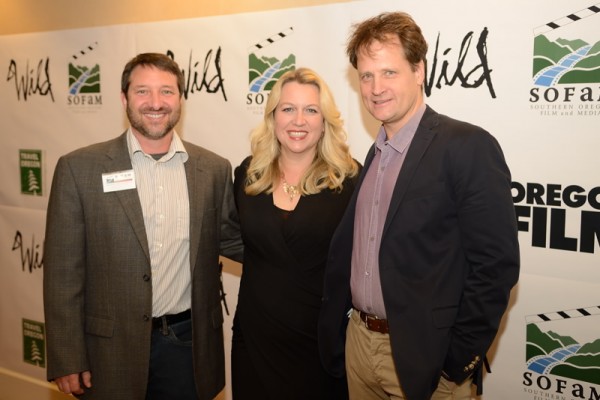 Gary Kout, Cheryl Strayed, Tim Williams (photo: Dale Robinette)