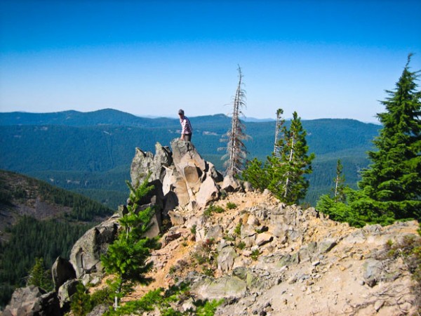 Tim Williams scouting Crater lake locations for "Wild" 