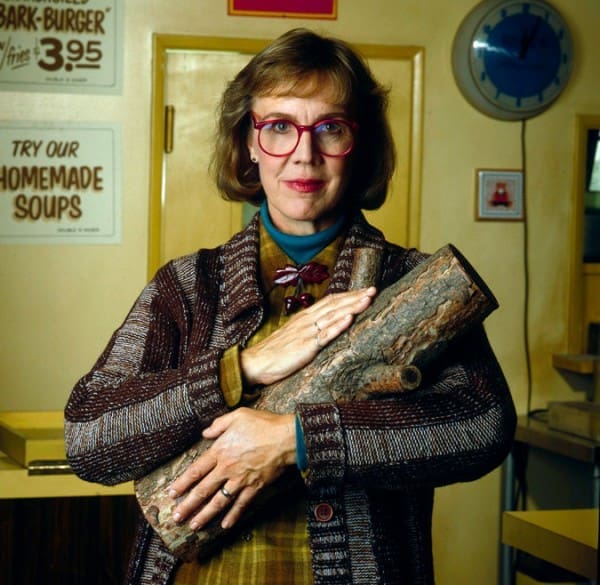 Catherine Coulson played the Log Lady on the television series "Twin Peaks." Credit ABC Photo Archives, via Getty Images