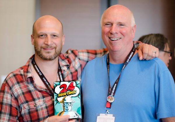 Mike Towry, San Diego Comic-Con founder, and director Milan Erceg.